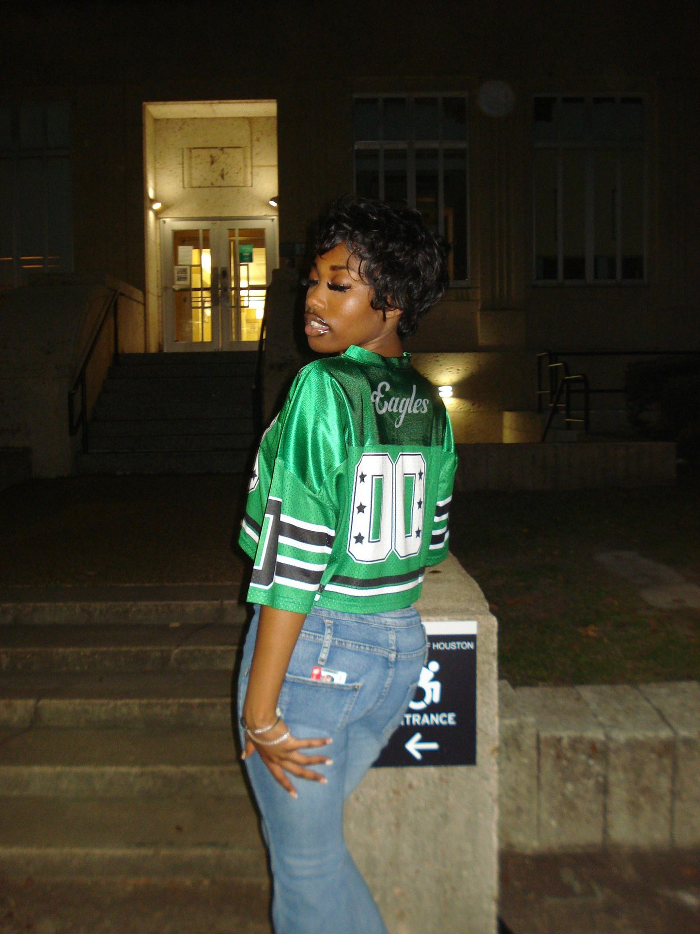 Cropped UNT Jersey